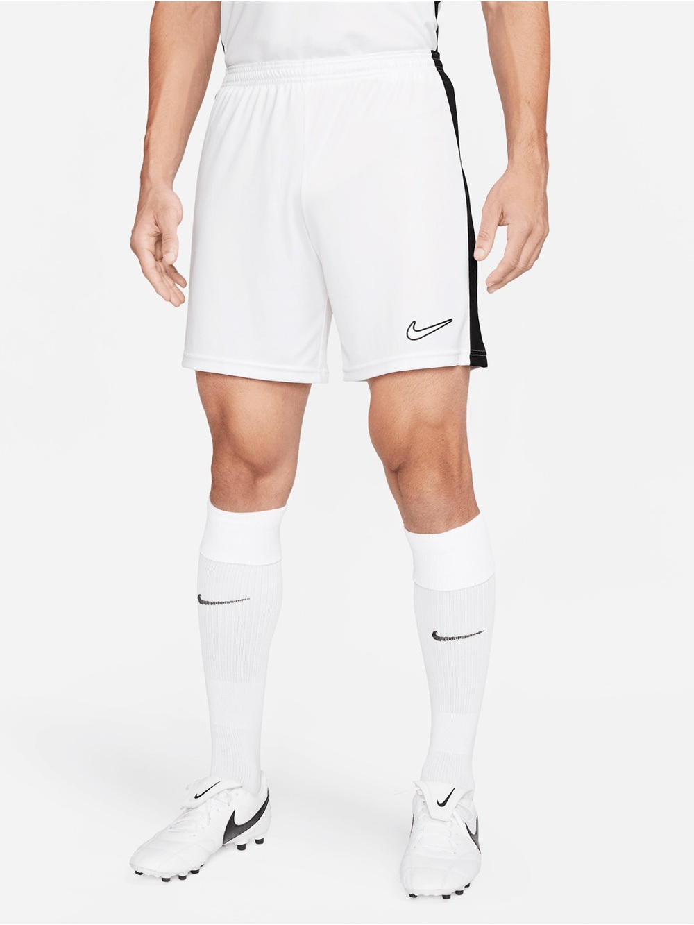 Nike Dri-FIT Academy Soccer Shorts Men’s L White Black DV9742-100 NWT